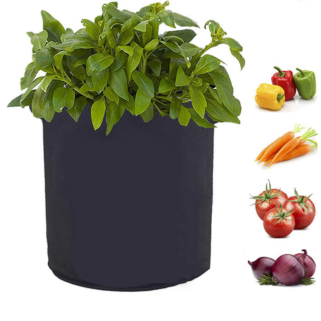 Fabric Planter Bags Fabric Grow Pot Sunshine